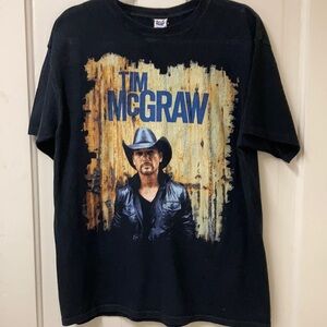 Tim McGraw tee, size L, good condition
